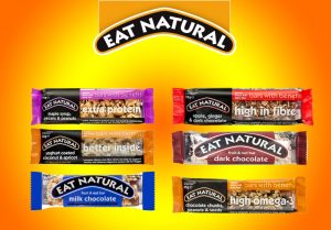 A healthy range of 'Eat Natural' snack bars are available in all our vending machines
